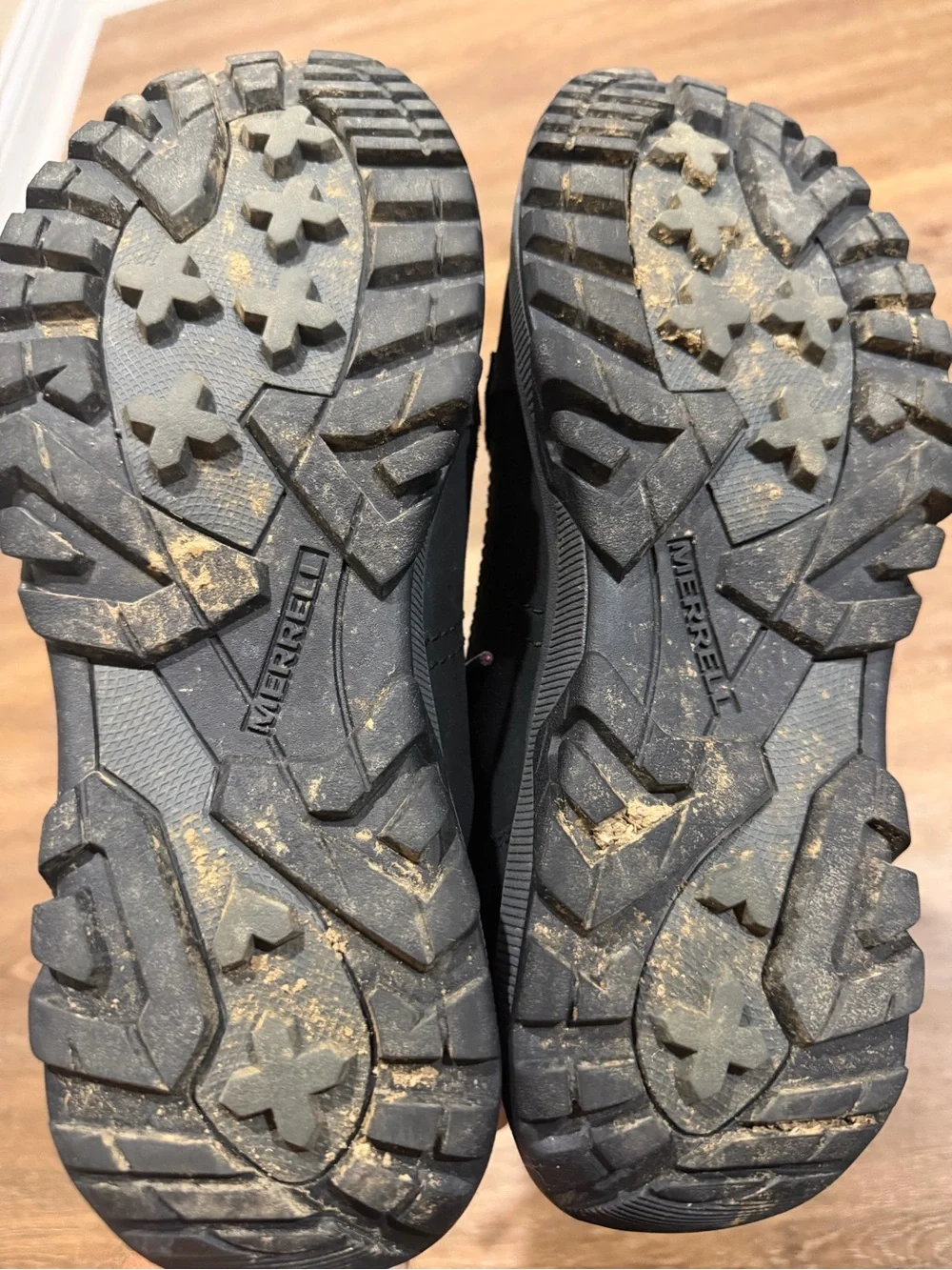 Merrell Moab Black Hiking Shoes Men’s 11.5 Wide J95141WW